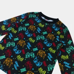 Kids' Cotton Gaming Relaxed Fit Long Sleeve Pyjama Sets