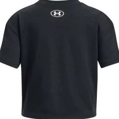 Kids' Cropped Short-Sleeve Performance Gym Top