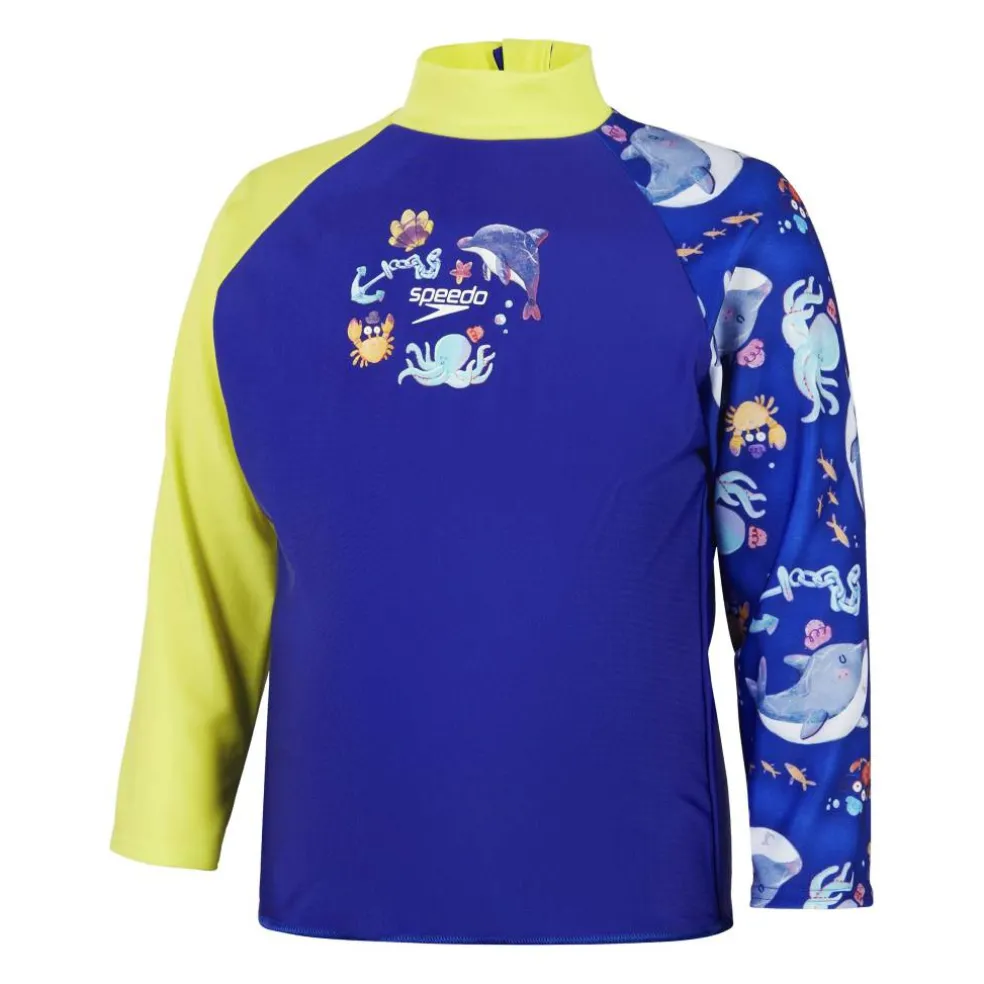 Kids' Digi Long Sleeve One Piece Swimsuit