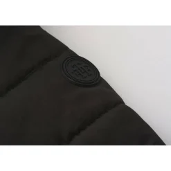 Kids' Faux Fur Trim Detachable Hood Long Sleeve Short Puffer Jacket