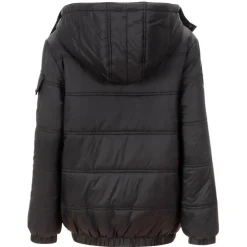 Kids' Faux Fur Trimmed Short Puffer Jacket