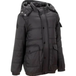 Kids' Faux Fur Trimmed Short Puffer Jacket