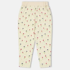 Kids' Floral Closed Hem Fleece Joggers