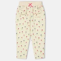 Kids' Floral Closed Hem Fleece Joggers
