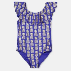 Kids' Frill Scoop Neck Swimsuit