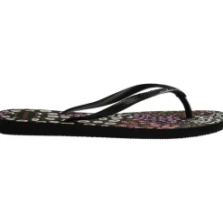 Kids' Hav Slim Animals Sand Grey/Golden Flip Flops