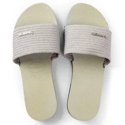 Kids' Hav You Malta Metallic Golden Flip Flops
