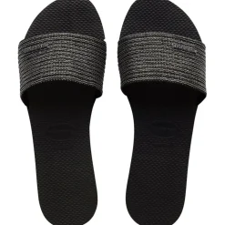 Kids' Hav You Malta Metallic Golden Flip Flops
