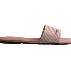 Kids' Hav You Malta Metallic Golden Flip Flops