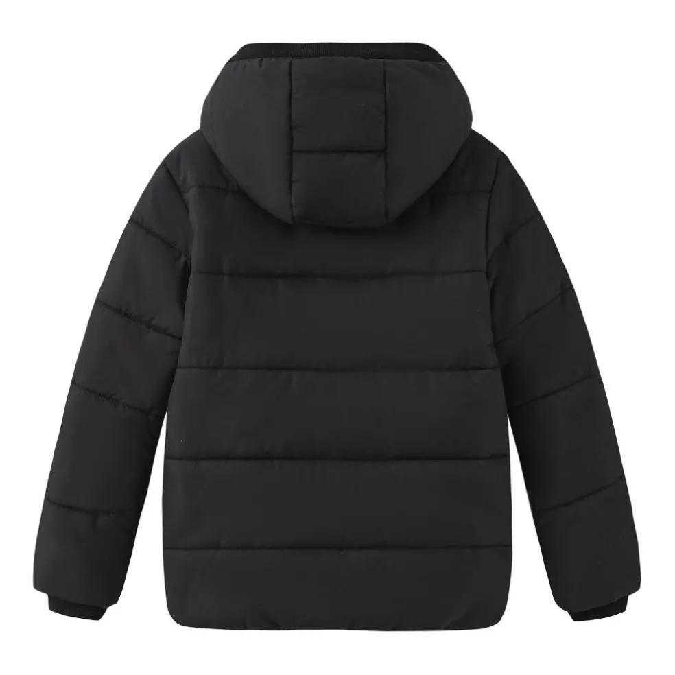 Kids' Hooded Long Sleeve Padded Puffer Jacket