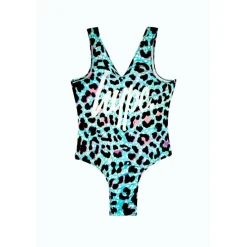 Kids' Ice Leopard One Piece Swimsuit