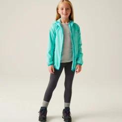 Kids Lever II Packable Reflective Long Sleeve Waterproof Jacket