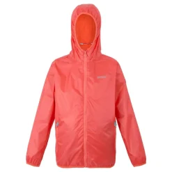 Kids Lever II Packable Reflective Long Sleeve Waterproof Jacket