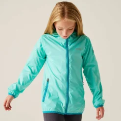 Kids Lever II Packable Reflective Long Sleeve Waterproof Jacket