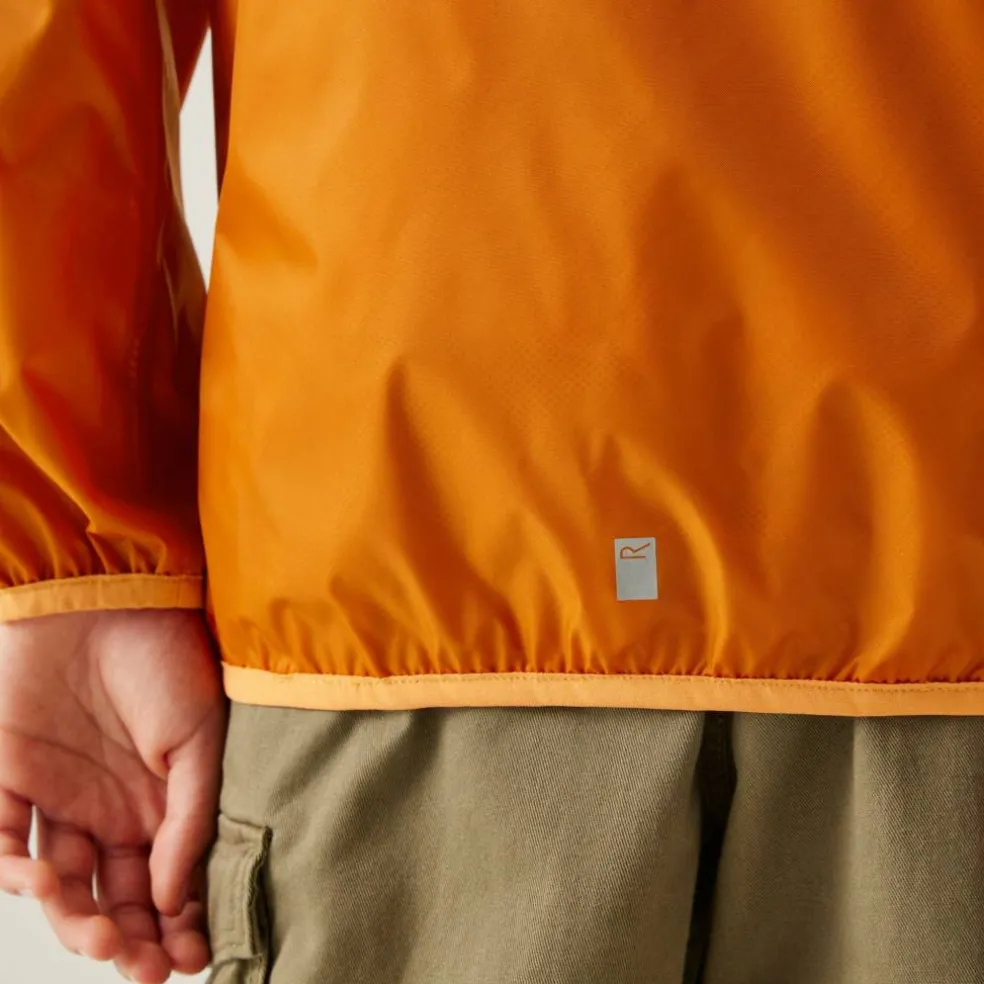 Kids Lever II Packable Reflective Long Sleeve Waterproof Jacket