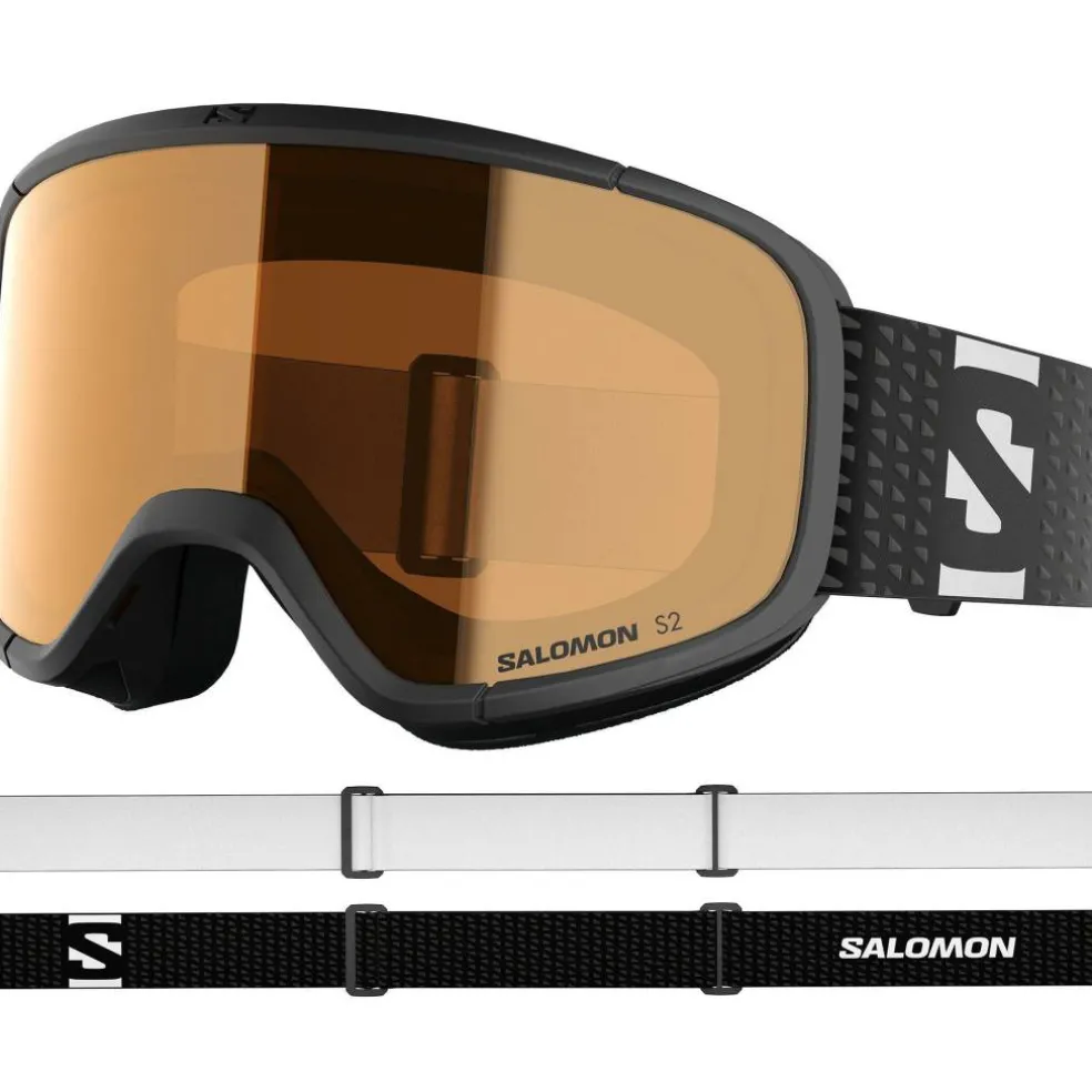 Kids' Lumi Access Orange Ski Goggles