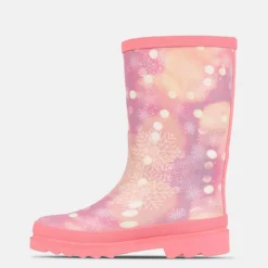 Kids' Marble Waterproof Rubber Sole Wellingtons