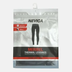 Kids' Meribel Black Baselayer Leggings