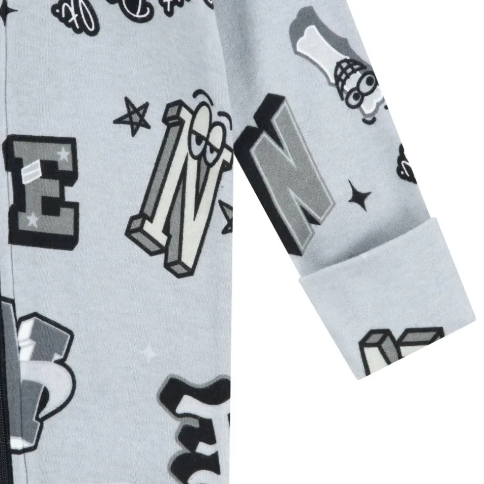 Kids' Next Gen All Over Print Footed Onesie