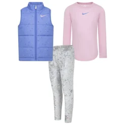 Kids' 3 Pc Swooshfetti Vest Set