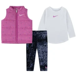Kids' 3 Pc Swooshfetti Vest Set