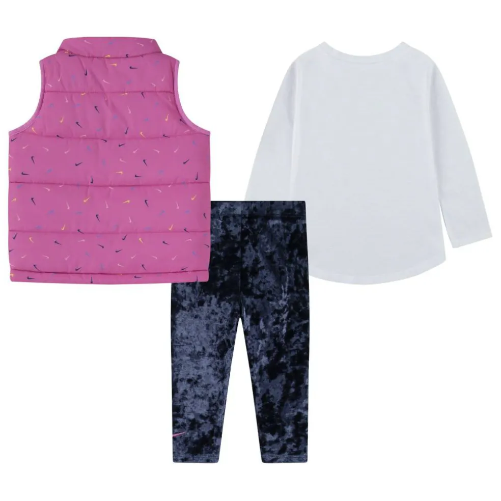 Kids' 3 Pc Swooshfetti Vest Set