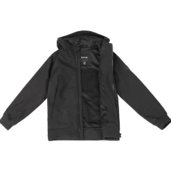 Kids' Pocket Hooded Long Sleeve Softshell Jacket