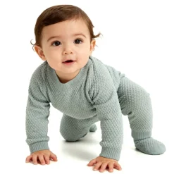 Kids' Pointelle Cotton Long Sleeve Pyjama Set