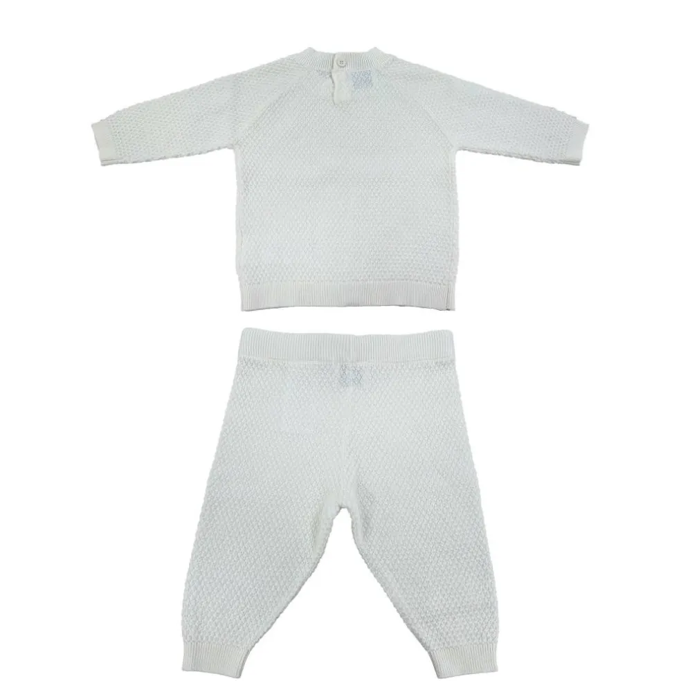 Kids' Pointelle Cotton Long Sleeve Pyjama Set