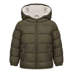 Kids' Quilted Windproof Sherpa Jacket