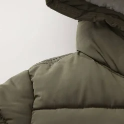 Kids' Quilted Windproof Sherpa Jacket