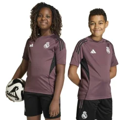 Kids Real Madrid Short Sleeve T-Shirt 2025 2026