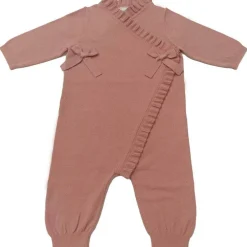Kids' Ruffle Detail Viscose Long Sleeve Onesie