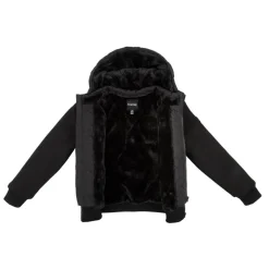Kids' Sartorial Hooded Long Sleeve Quilted Jacket