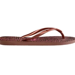 Kids' Slim Animals Crocus Rose Flip Flops