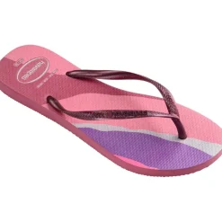Kids' Slim Palette Glow Velvet Rose Flip Flops
