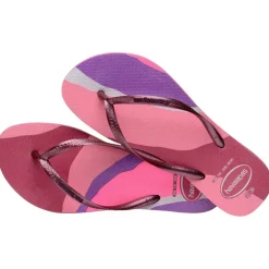 Kids' Slim Palette Glow Velvet Rose Flip Flops