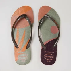 Kids' Slim Palette Glow Velvet Rose Flip Flops