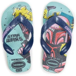 Kids' Star Wars Clay/Navy Blue Flip Flops
