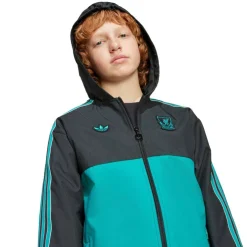 Kids' Terrace Icons Liverpool Long Sleeve Licensed Rain Anorak