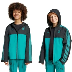 Kids' Terrace Icons Liverpool Long Sleeve Licensed Rain Anorak