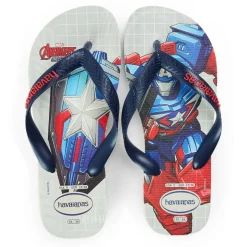 Kids' Top Marvel II Blue Water Flip Flops