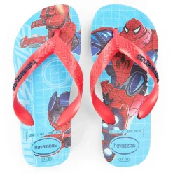Kids' Top Marvel II Blue Water Flip Flops