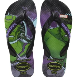 Kids' Top Marvel II Blue Water Flip Flops
