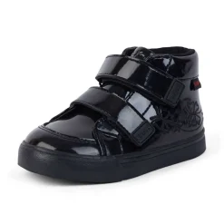 Kids Tovni Hi Stardust Patent Boots