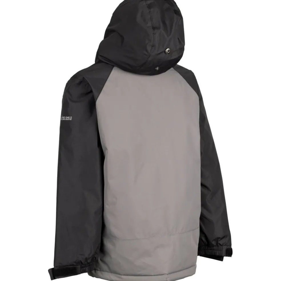 Kids' Trespass Adjustable Hood Lightweight Waterproof Jacket
