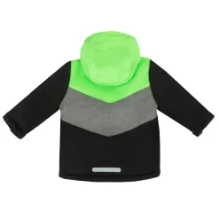 Kids' Windproof Fleece Lined Hooded Long Sleeve Ski Jacket