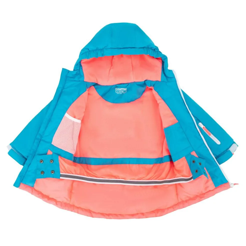 Kids' Windproof Fleece Lined Long Sleeve Ski Jacket