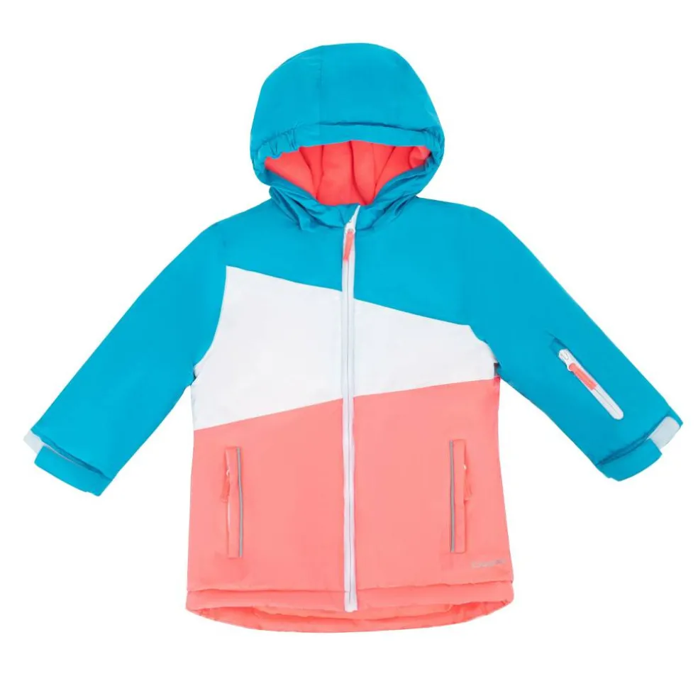Kids' Windproof Fleece Lined Long Sleeve Ski Jacket
