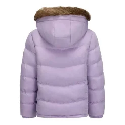 Kids' 2 Zip Hooded Long Sleeve Short Puffer Jacket